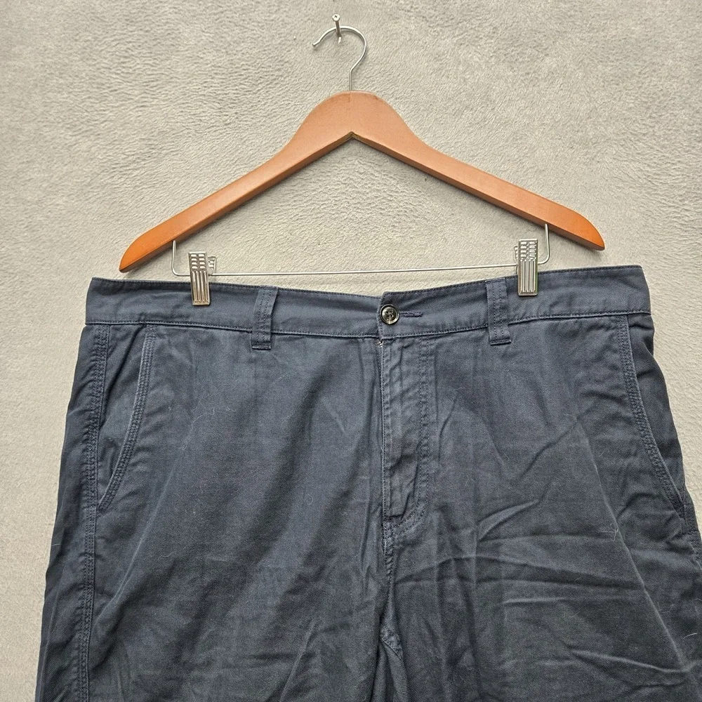 John Varvatos Men Shorts 36 Navy Chino Button 7
